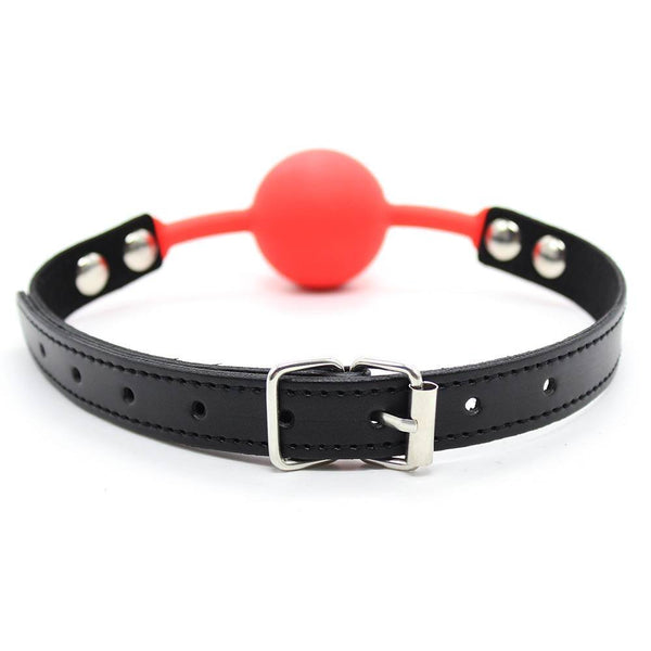 Ball Gag Silicone Large - 2 inch Red by H'NH