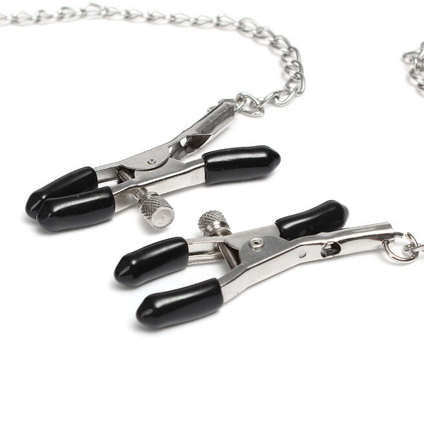 Collar and Chained Nipple Clamps with adjustable pressure